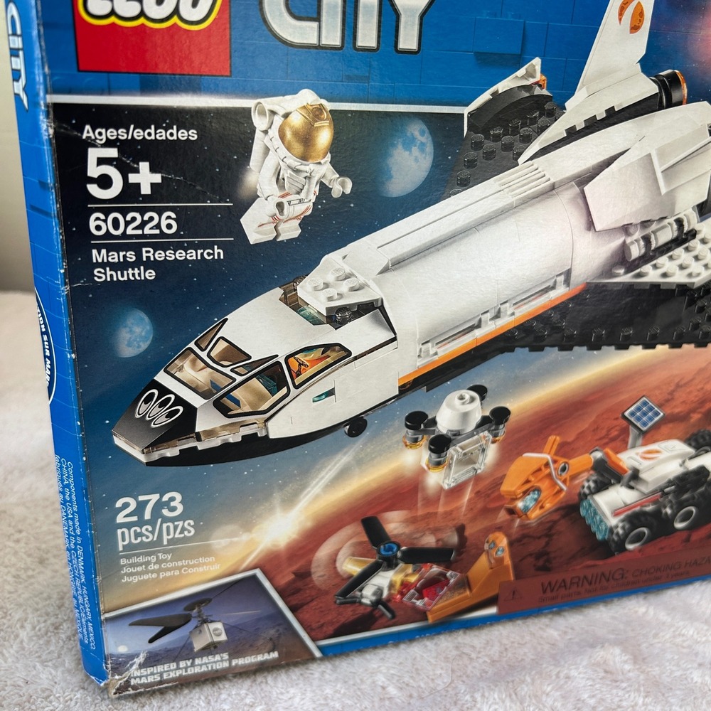 LEGO City Mars Research Shuttle 60226 NASA Inspired Space Set with Box & Manuals - Picture 8 of 8
